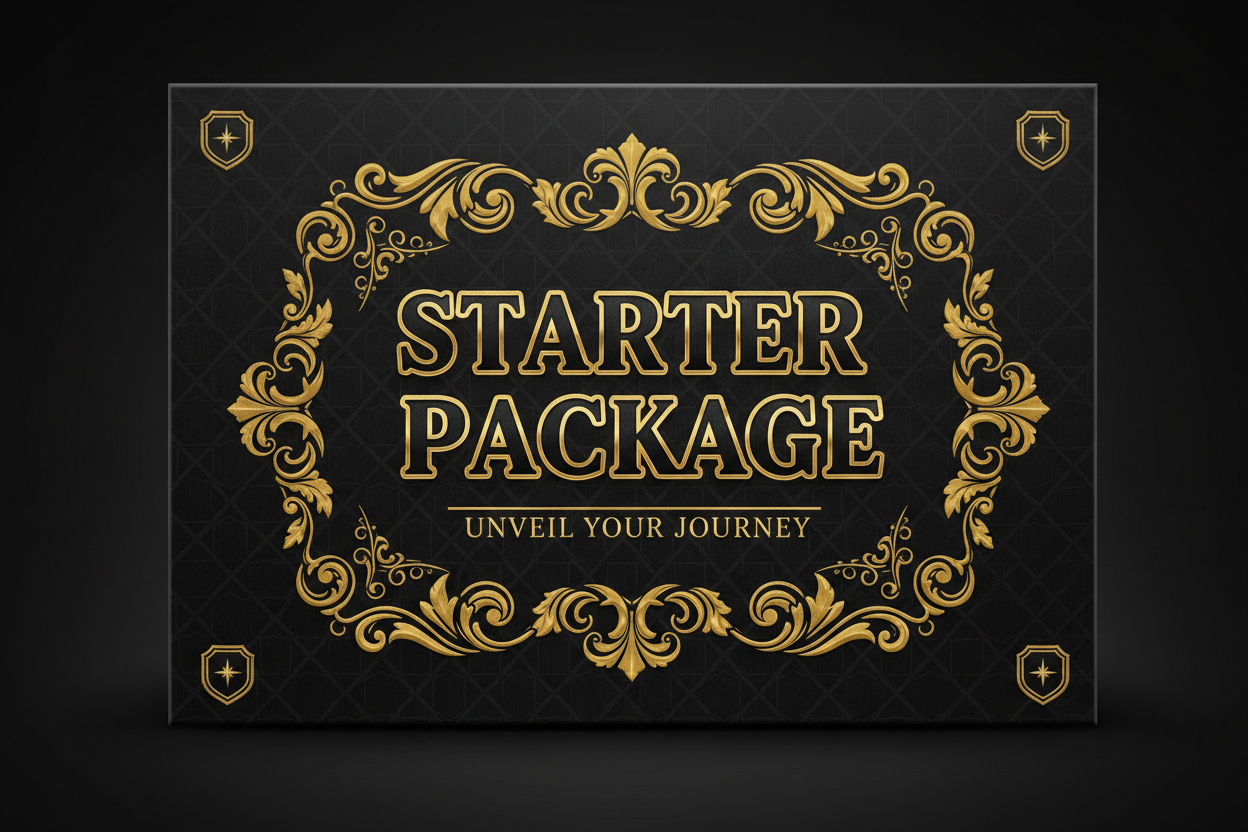 just want a fancy picture saying starter package